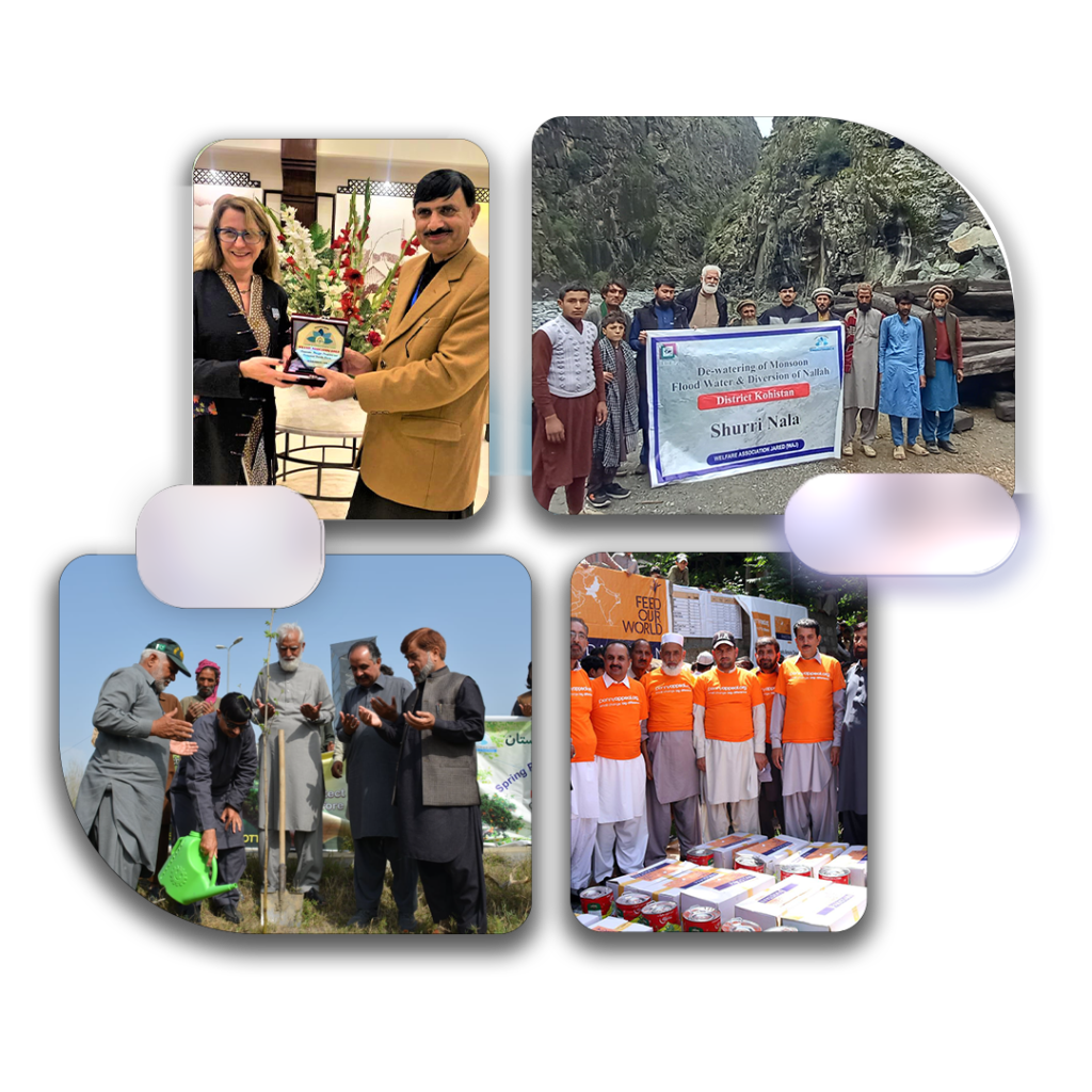 WAJ community initiatives collage